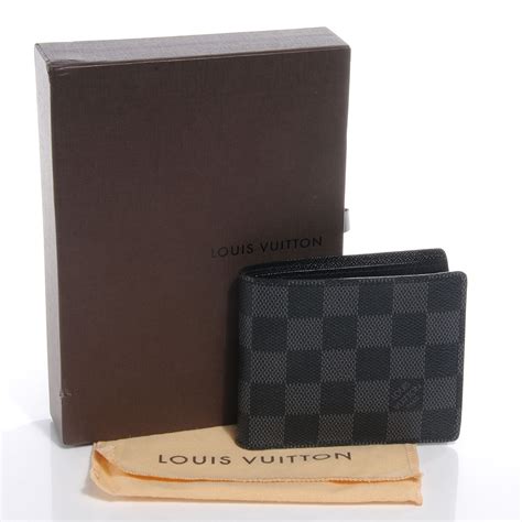 louis vuitton damier graphite wallet replica|Louis Vuitton bifold wallet men.